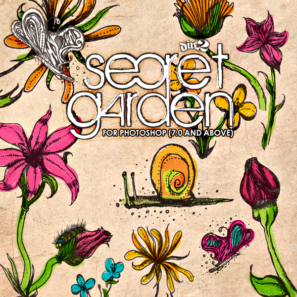 Dirt2 Secret Garden Brushes by KeepWaiting