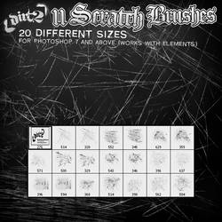 11 Scratch Brushes for PS7