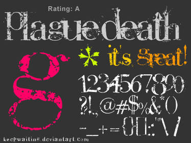 PlagueDeath.ttf - FONT