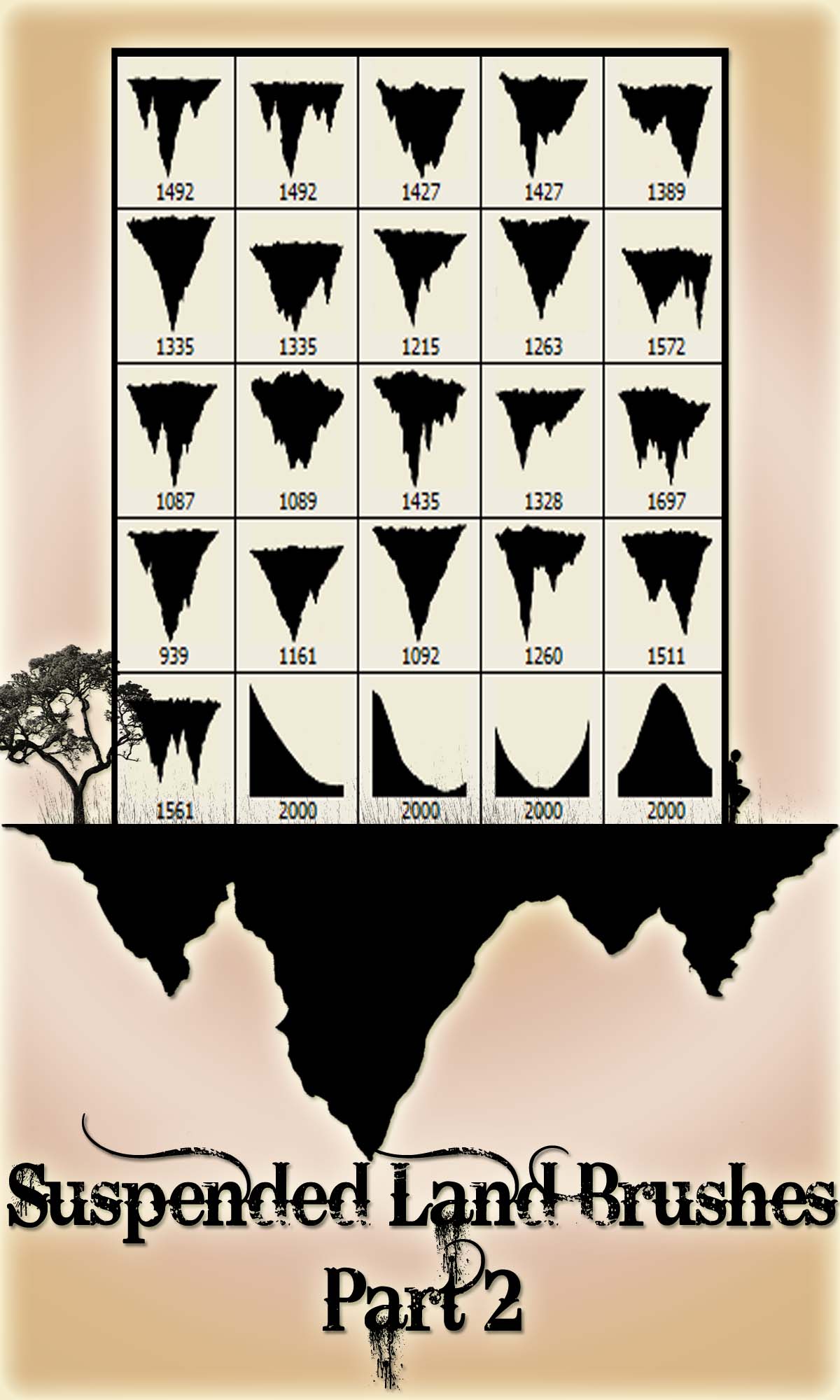 PSD file for Land brushes II