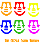 Saiyan Squad Brushes