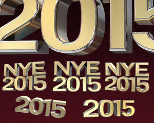 Free NYE 2015 3d Renders