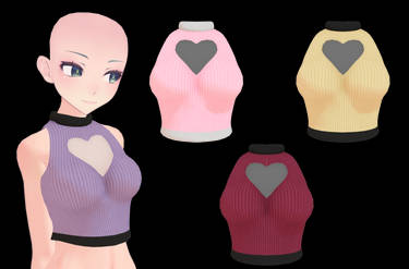 MMD Cutout Shirt DL