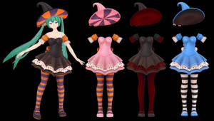 MMD Witchy Costume DL ~600 points P2U~