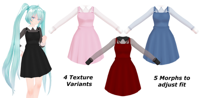 MMD Mesh Dress DL