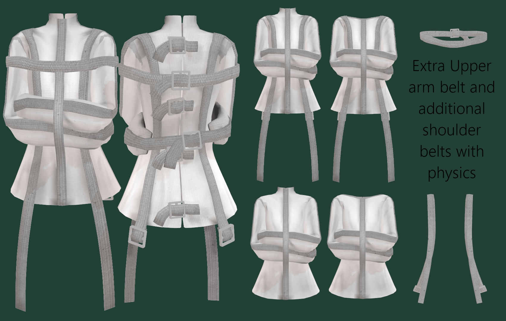 MMD/VRChat Straitjacket DL 700 points P2U by on