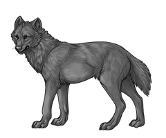 Wolf Lineart