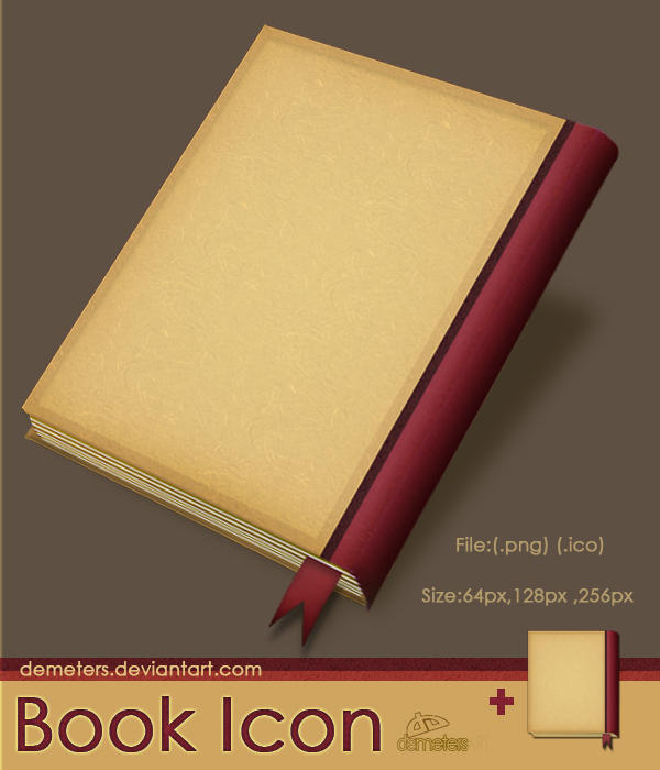 Book Icon by demeters on DeviantArt