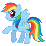 Animated Rainbow Dash  My Little Pony