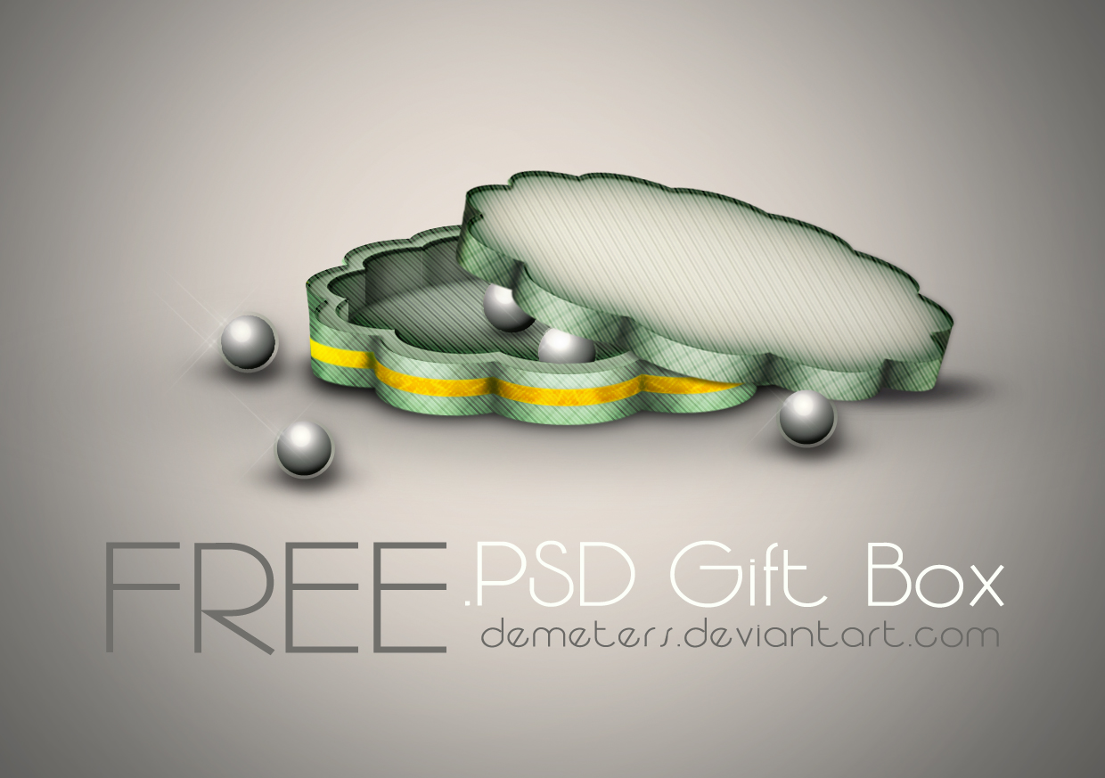 FREE .PSD gift box