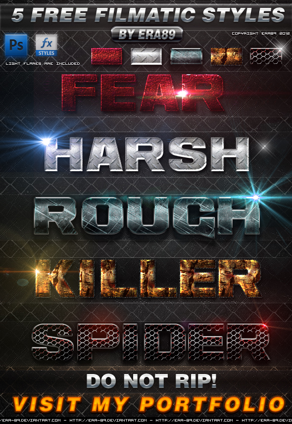 photoshop layer styles free download