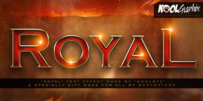 FREE Royal Text Effect By Koolgfx