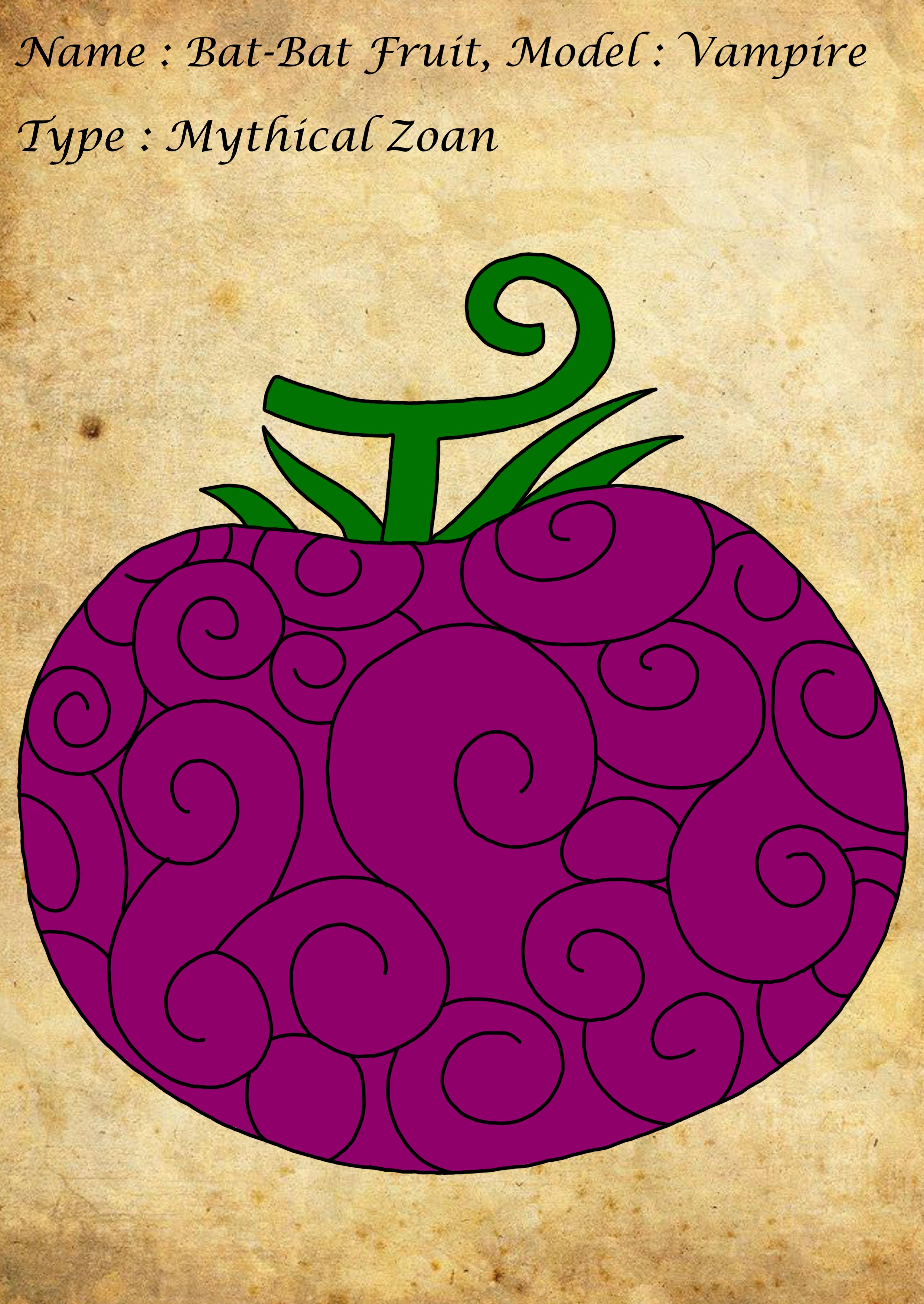 Bat-Bat Fruit, Model : Vampire Pg.1 by dragonkid17 on DeviantArt