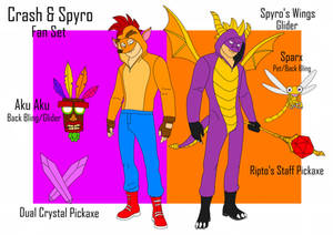 Fortnite : Crash and Spyro Set