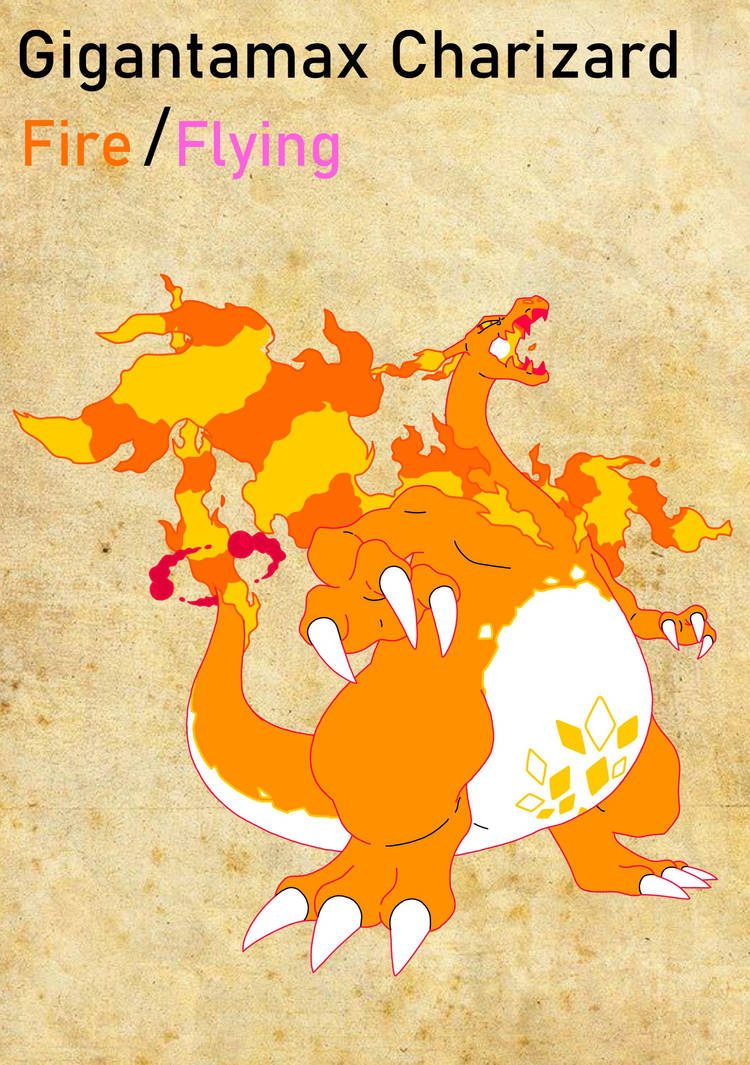 Gigantamax Charizard by dragonkid17 on DeviantArt
