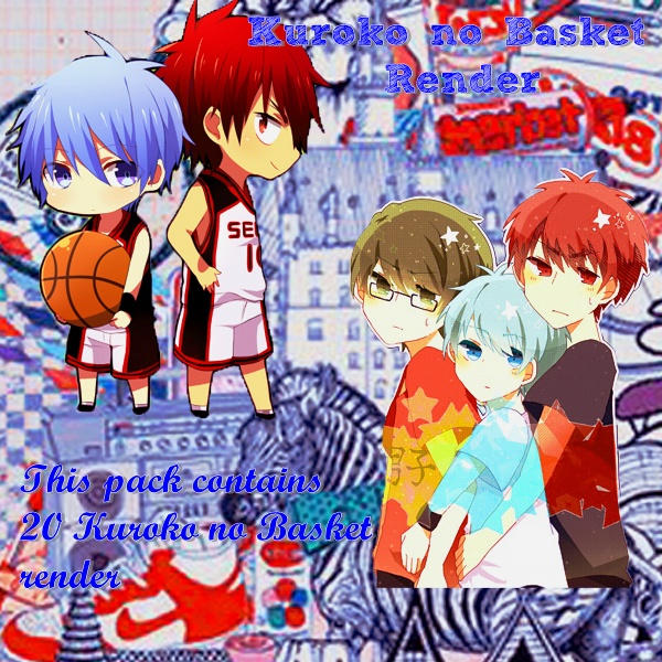 Kuroko no Basket render PACK by SyazaYasmin on DeviantArt