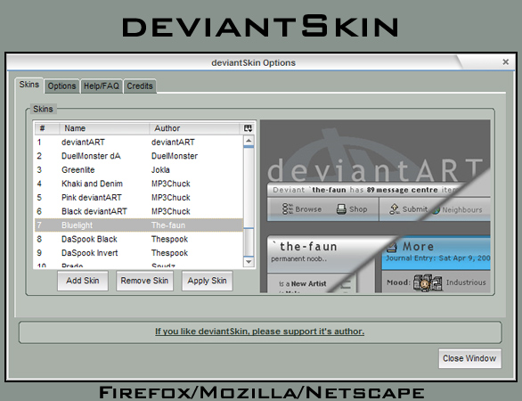 deviantSkin