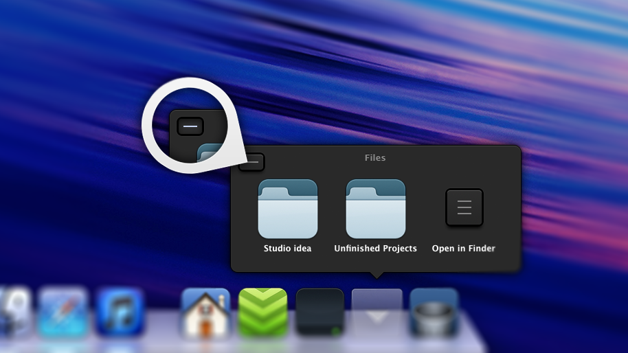 Mac OS X Dock Menu redesign v1.2