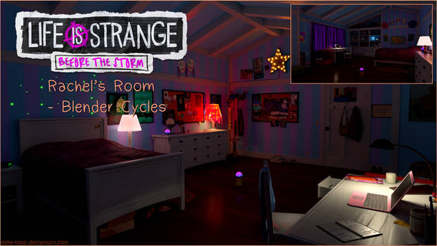 LiS BtS Rachel's bedroom - Blender