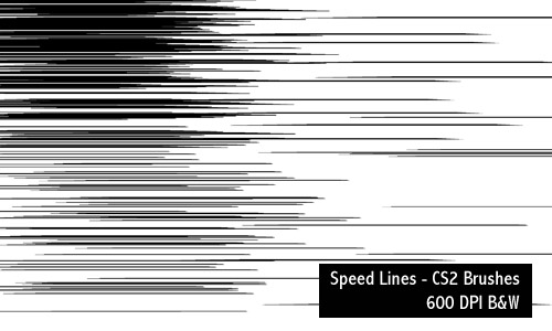 Speed Lines - 600 DPI