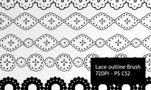 Lace outlines -PS brushes
