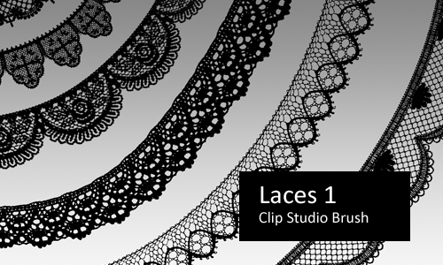 Laces 1 - Clip Studio Brushes by screentones on DeviantArt