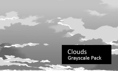 Clouds - Grayscale Image Pack