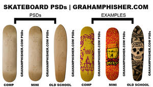 Skateboard PSDs