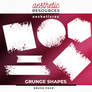 Grunge Shapes Brushes Pack