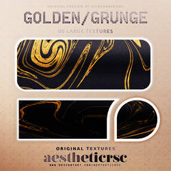 Grunge Abstract Golden Textures