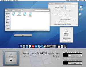 Brushed Tiger theme for Mountain lion v2.0