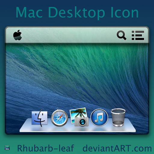 Mac Desktop Icon PSD and ICNS