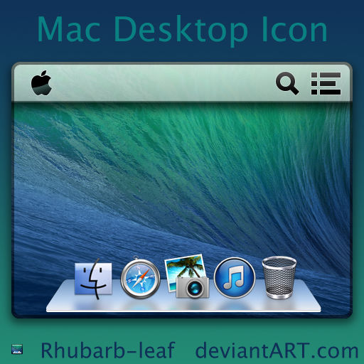 Mac Desktop Icon PSD and ICNS by rhubarbleaf on DeviantArt