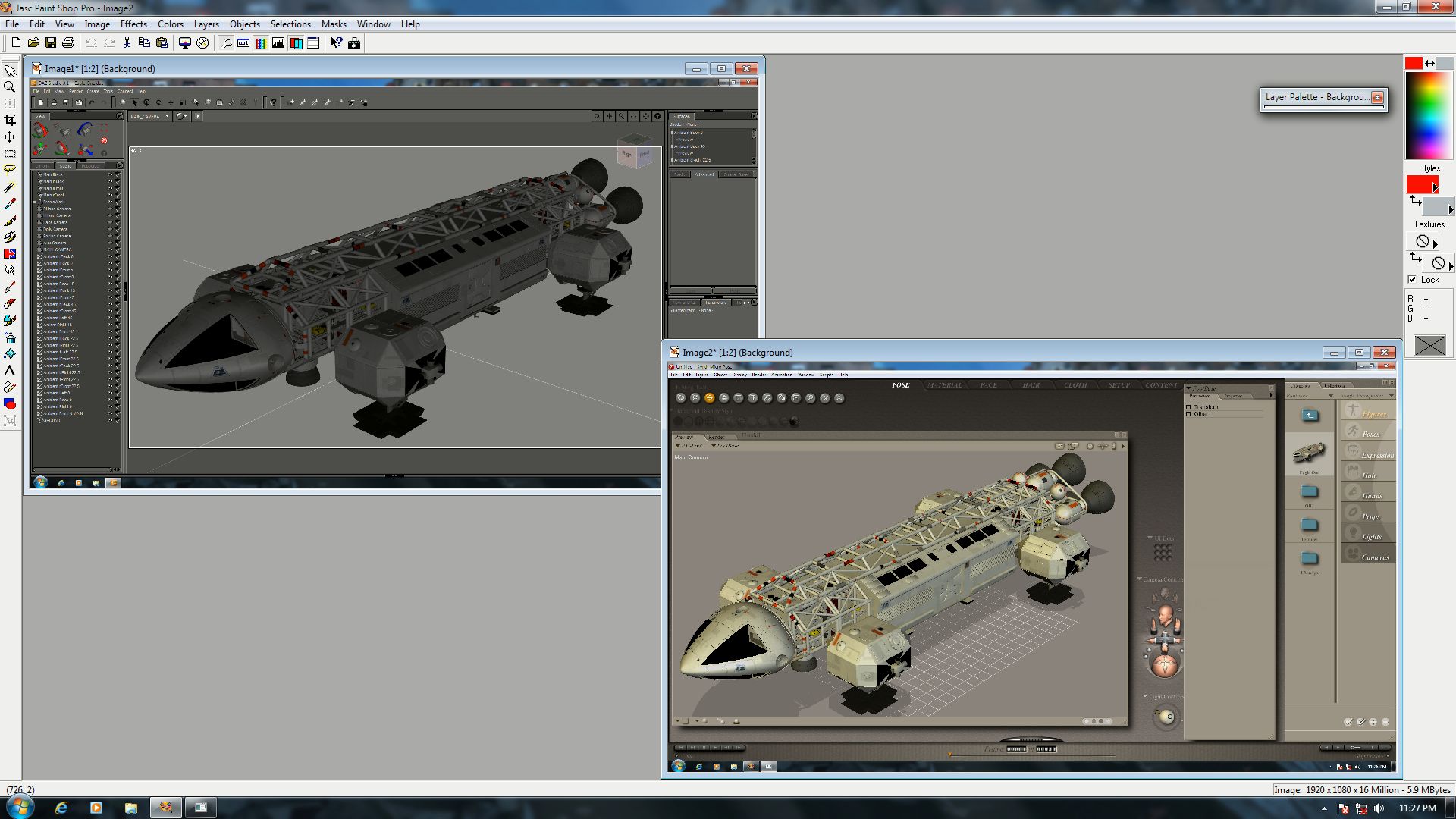 Eagle One in Poser and DS format