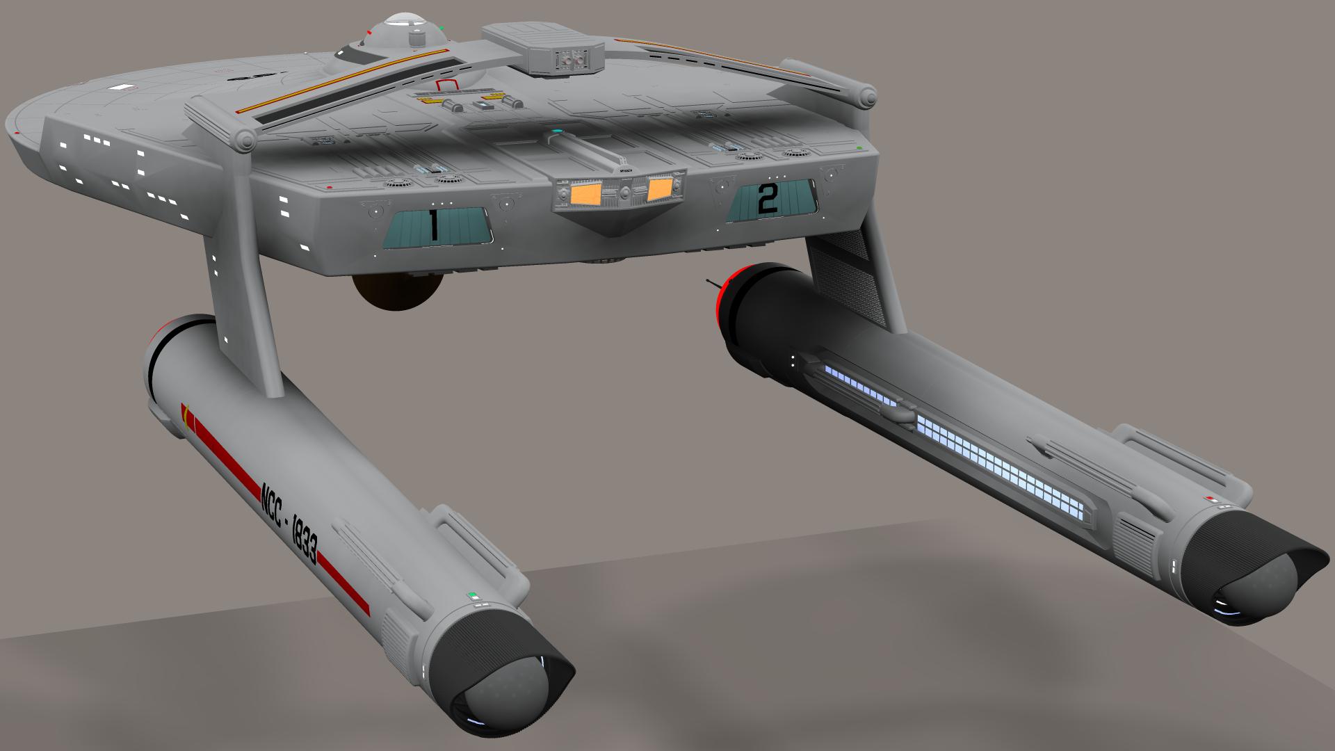TOS USS Miranda by Greywolf-Starkiller