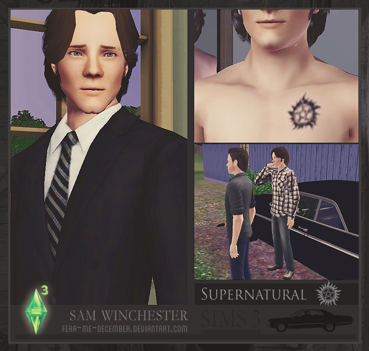 Sam Winchester - Sims 3 [DOWNLOAD] By Fear-Me-December On DeviantArt