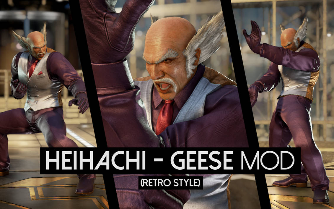 Tekken 7 - Heihachi X Geese (Retro Style) Mod by KeyframePT on DeviantArt