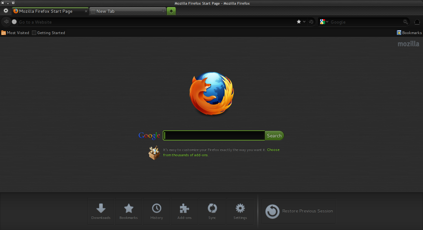 firefox dark theme firefox dark theme