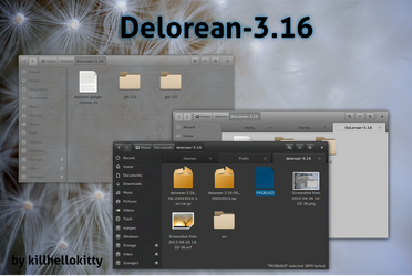 DeLorean-3.16 and DeLorean-Dark-3.16 revision 14 by killhellokitty