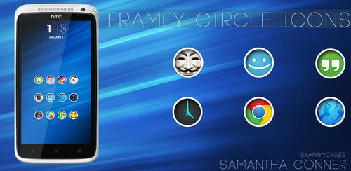 Framey Circle Icons