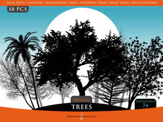 Trees Promo Brush Pack by Horhew