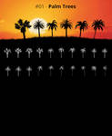Tree Silhouettes vol.1 - Palm Trees