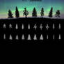 Tree Silhouettes vol.2 - Conifers