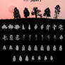 Tree Silhouettes vol.8 - Japan 2