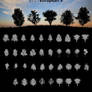 Tree Silhouettes vol.12 - European 5