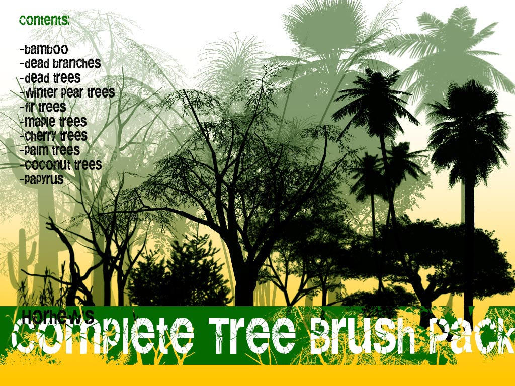 complete tree brush pack by horhew on