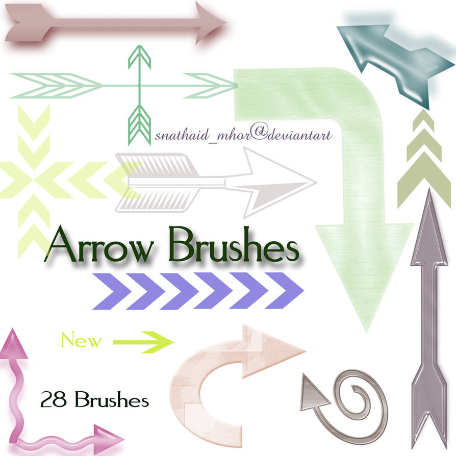 Arrow Brushes by snathaid-mhor on DeviantArt