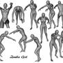 Zombie Girl Pose Pack