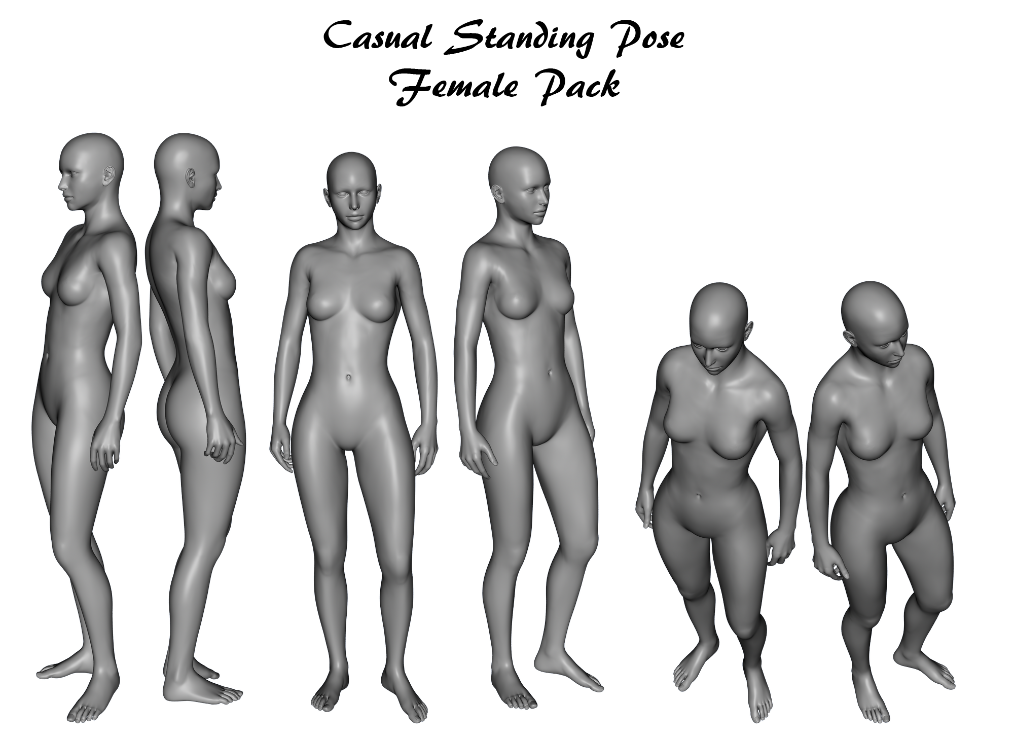 Casual Standing Pose Pack