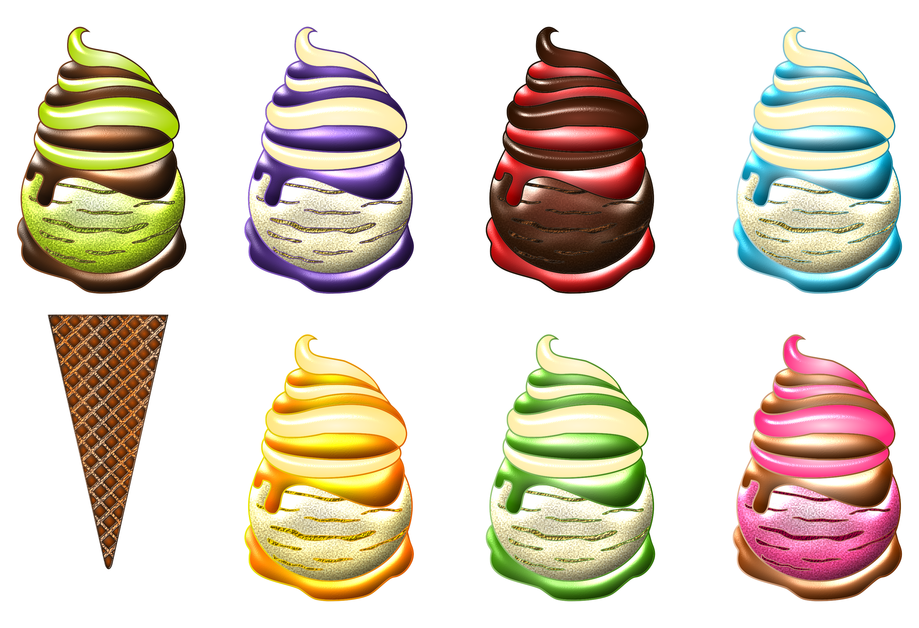 Helado-35-filtros-inkscape by Creaciones-Jean on DeviantArt